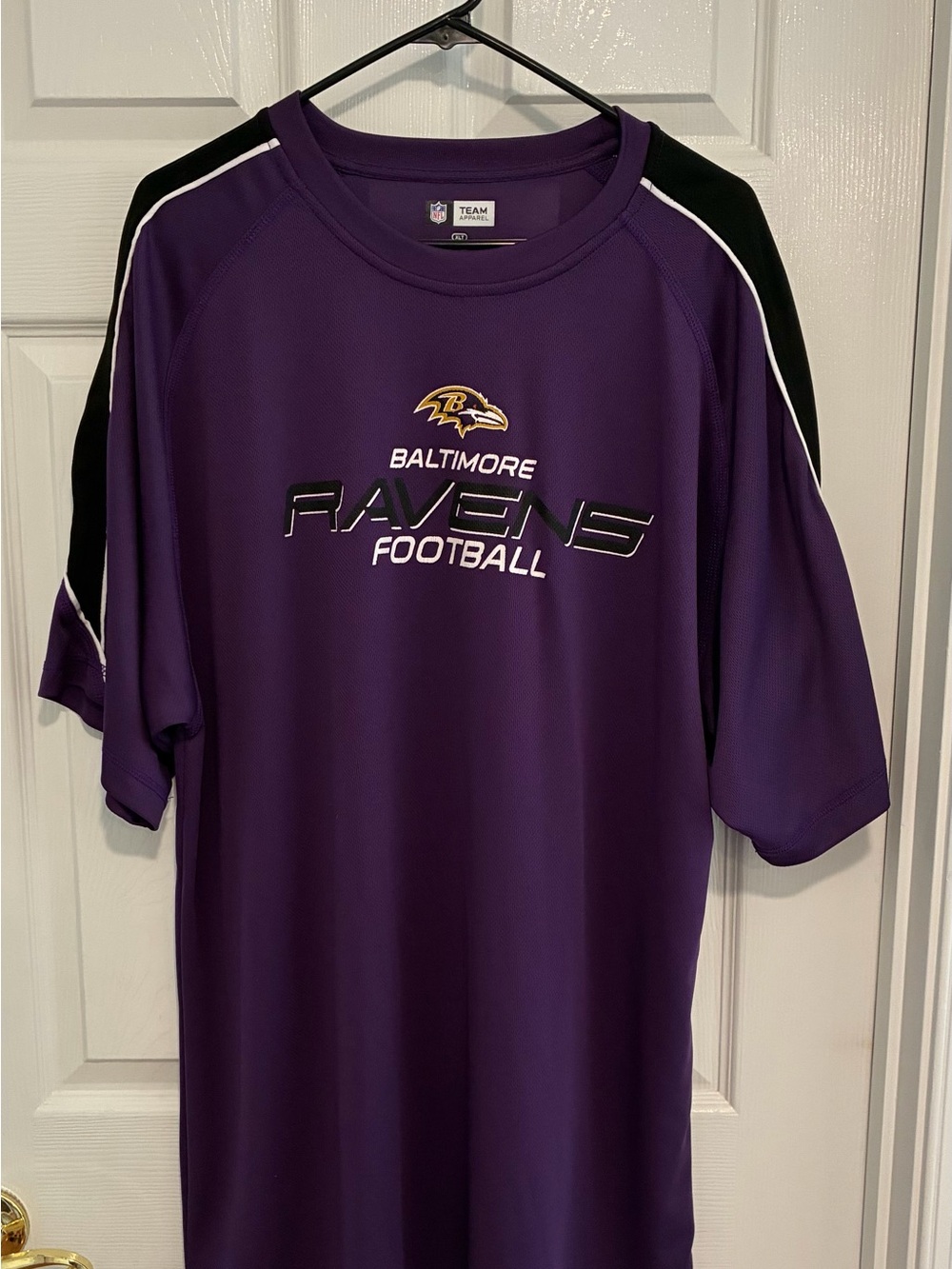 Baltimore Ravens Team Apparel Big & Tall XLT NFL Purple and Black Tee Shirt